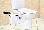 čerpadlo Admiral napojené na WC